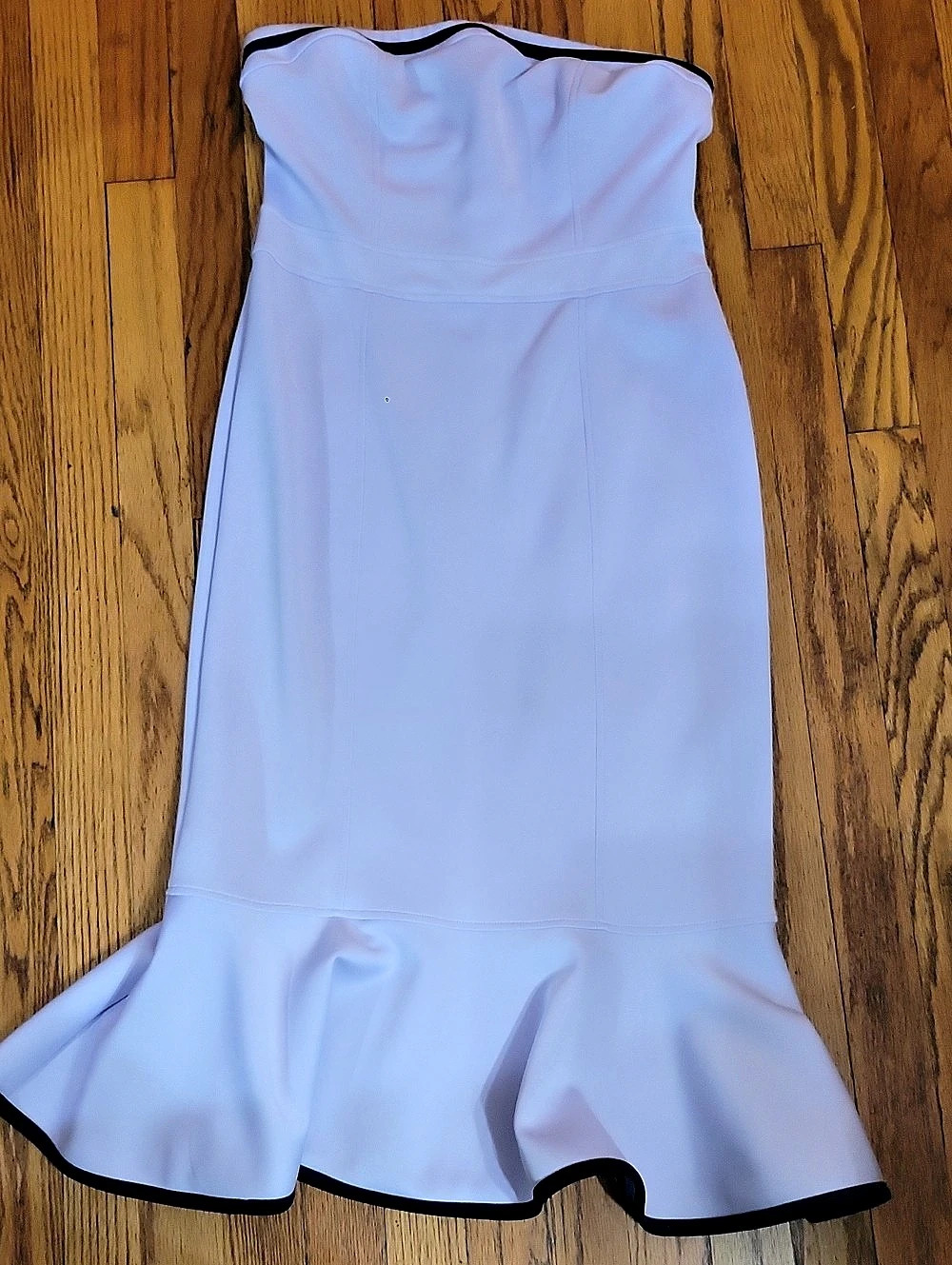 New York & Company Lavender & Navy Blue Maxi Dress Size Medium Like New